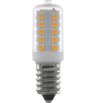 E14 3W dæmpbar LED rørpære - 5,1cm, 2700K, klar glas