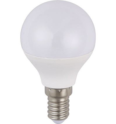 E14 3W LED kronepære, 12-60V - G45, 250lm, opal glas