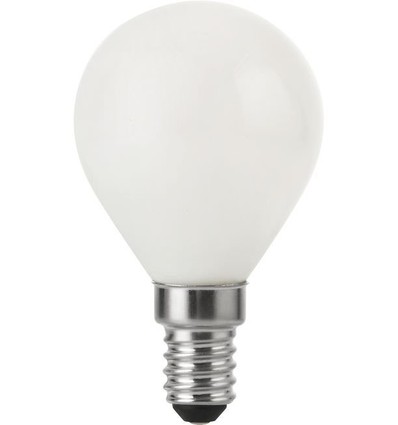 E14 4W DimToWarm LED kronepære - G45, opal glas, dæmpbar, 2000-2700K
