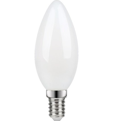 E14 3W dæmpbar LED kertepære - C35, mat glas, 2700K, filament