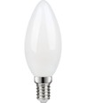 E14 3W dæmpbar LED kertepære - C35, mat glas, 2700K, filament