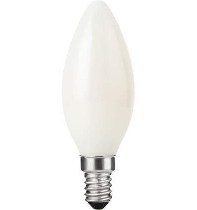 E14 4W dæmpbar LED kertepære - DimToWarm, 2000-2700K, opal glas, filament