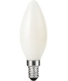 E14 4W dæmpbar LED kertepære - DimToWarm, 2000-2700K, opal glas, filament