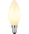 E14 4W dæmpbar LED kertepære - DimToWarm, 2000-2700K, opal glas, filament