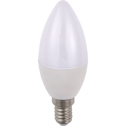 E14 5W dæmpbar LED kertepære - C35, 470lm, opal glas, 2700K