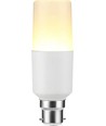 B22d 9W LED pære - 12,5cm, 95-265V, 1180lm, opal glas, 3000K