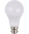 BA22d 5,5W LED pære, 12-60V - A60, 600lm, opal glas, 3000K