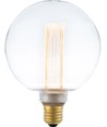 E27 3,5W dæmpbar LED pære - G125, Vintage Globe, 2000K, klart glas