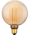 E27 3,5W dæmpbar LED vintage pære - G125, 1800K, guld glas, 120lm