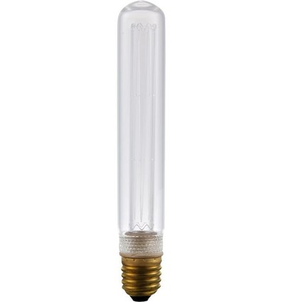 E27 2,5W dæmpbar LED vintage pære - 18,5cm, 2000K, klar glas, Tube