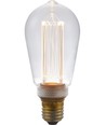 E27 3,5W dæmpbar LED Vintage pære - ST64, 2000K, Rustika, klar glas