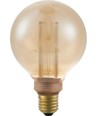 E27 3,5W dæmpbar LED vintage pære - G95 Globe, 1800K, guld glas, 100lm