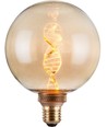 E27 3,5W dæmpbar LED Vintage DNA Globe G125 - 110lm, 1800K, guld glas