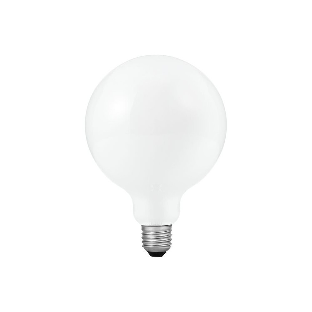 E27 12w Dæmpbar Led Globepære - G125, Opal Glas, 1500lm, 2700k - Dæmpbar Dæmpbar, Kulør Varm - Spl