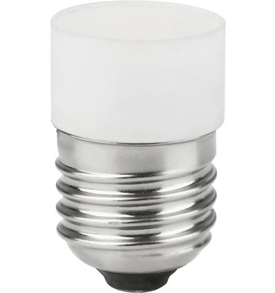 E27 3,4W dæmpbar LED rørpære - 4,5cm, 2700K, Opal, Side Glow