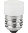 E27 3,4W dæmpbar LED rørpære - 4,5cm, 2700K, Opal, Side Glow
