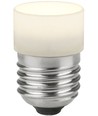 E27 3,4W dæmpbar LED rørpære - 4,5cm, 2700K, Opal, Side Glow
