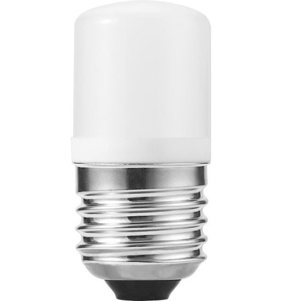 E27 5W dæmpbar LED rørpære - 6cm, 500lm, opal glas, 2700K