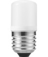 E27 5W dæmpbar LED rørpære - 6cm, 500lm, opal glas, 2700K