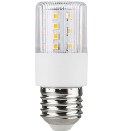 E27 7W dæmpbar LED rørpære - 8cm, 806lm, klar glas, 2700K