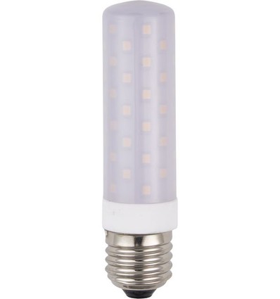 E27 10W dæmpbar LED rørpære - 11,5cm, 1050lm, opal glas, 3000K