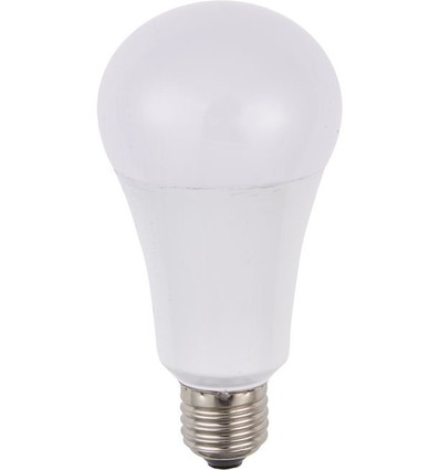 E27 14W dæmpbar LED pære - A60, 1500lm, opal glas, 2700K