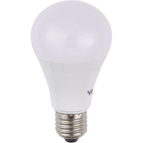 E27 12W dæmpbar LED pære - A65, 1055lm, opal glas, 2700K