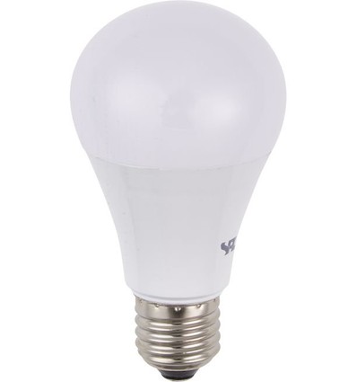E27 12W dæmpbar LED pære - A65, 1055lm, opal glas, 2700K