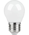 E27 2,8W dæmpbar LED kronepære - G45, filament, mat glas, 2700K