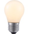 E27 2,8W dæmpbar LED kronepære - G45, filament, mat glas, 2700K