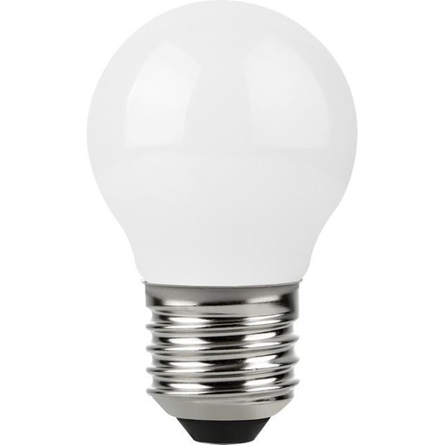 E27 5W DimToWarm LED kronepære - 420lm, G45, filament, opal glas, dæmpbar