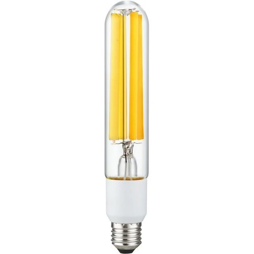 E27 36W HID Fila LED pære - 23,8cm, 5400lm, klar glas, varm hvid