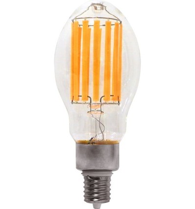 E40 65W LED pære - 120-277V, 12025lm, ED120, klar glas, 3000K