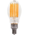 E40 65W LED pære - 120-277V, 12025lm, ED120, klar glas, 3000K