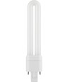 15,9cm / 5W G23 LED pære - 620lm, Direkte/Ballast kompatibel, opal glas