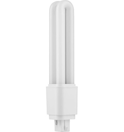 16,8cm / 9W G24d-2 LED pære - 1360lm, Direkte/Ballast kompatibel, 4000K, Opal glas