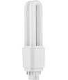 14,3cm / 6W G24q LED pære - 850lm, 4-pin, opal glas, 3000K
