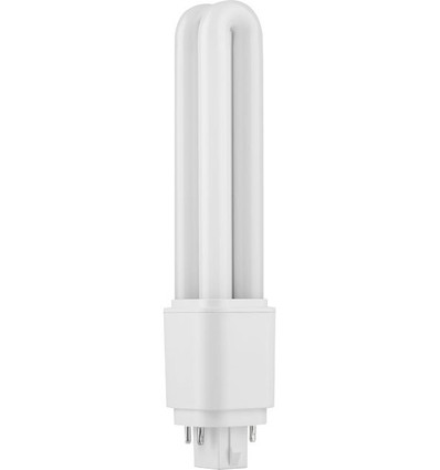 16,8cm / 9W G24q LED pære - 1280lm, 4-pin, opal glas, 3000K
