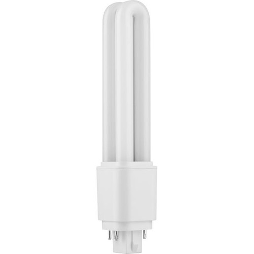16,8cm / 9W G24q LED pære - 1360lm, 4-pin, glas, opal, 6500K
