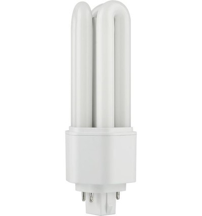 14cm / 10W GX24q-4 LED pære - 1450lm, 4000K, opal glas, 4-pin