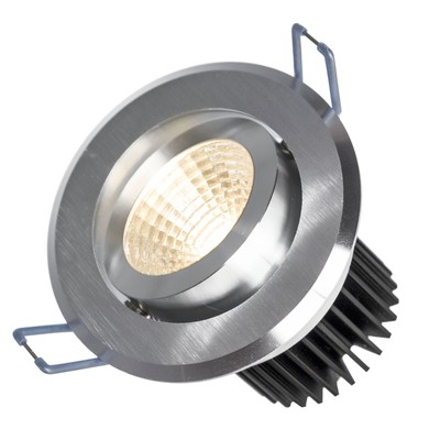 FIALE II 6W COB 38° 230V LED SPOT børstet aluminiumsring - Kulør : Neutral