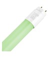 60cm / 9W Grønt T8 LED rør - Glas, Direkte/Ballast kompatibel