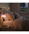 Genopladelig RGBW LED lampe - Magnetisk & USB-C, Inkl. Fjernbetjening & Karabinhage