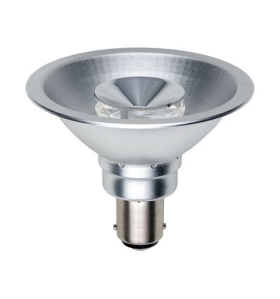 BA15d AR70 8W DimToWarm LED pære - 36V, 35°, 2000-2800K, 390lm
