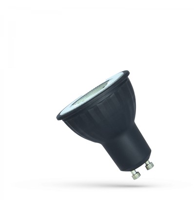 GU10 6W LED spot - Sort