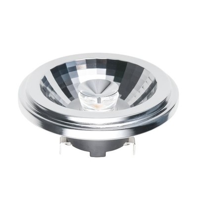 15W dæmpbar G53 AR111 LED pære, 12V - 10°, 1080lm, 2700K, grå