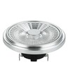 G53 AR111 12W LED pære, 12V - 1000lm, 30°, dæmpbar, 2700K, grå