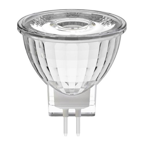 GU4 4,2W LED pære, 12V - MR11, 400lm, 36°, glas, varm hvid