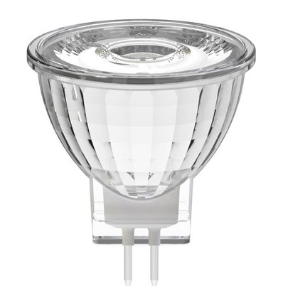 GU4 4,2W LED pære, 12V - MR11, 400lm, 36°, glas, varm hvid