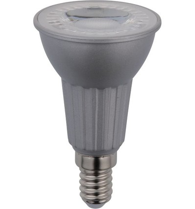E14 5W dæmpbar LED pære - PAR16, 380lm, 2700K, 36°, sølv finish